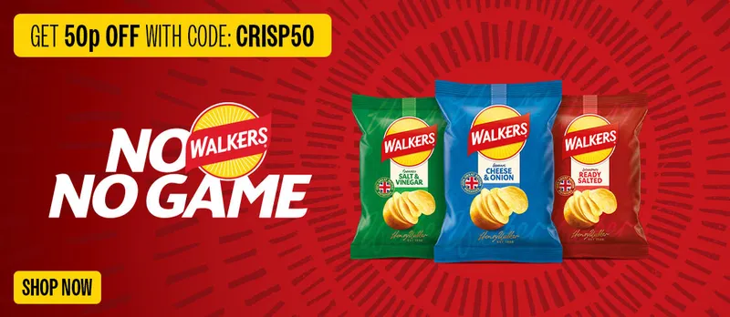 50p off Walkers Crisps